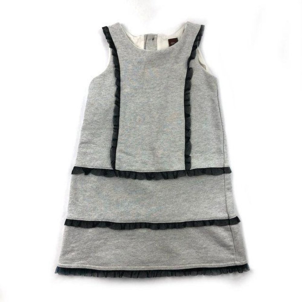 Tea Collection Sparkly Silver Dress